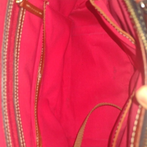 Dooney & Bourke Black Ostrich Zip Zip Satchel - Picture 4 of 16